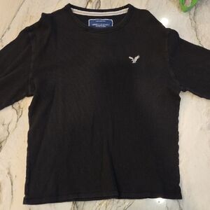 American Eagle Outfitters Black Long Sleeve Tee